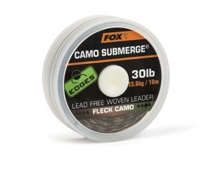 Fox Šnúrka Edges Submerge Camo Leader